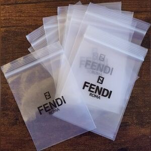 BUNDLE OF 12  CLEAR RESEALABLE BAGS